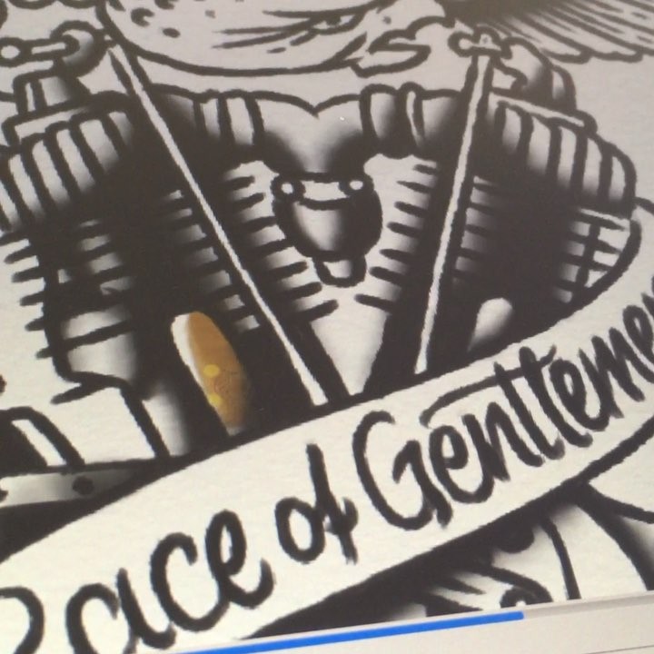 flash painting  for the great @oilers cc / mc event the race of gentlemen at pis