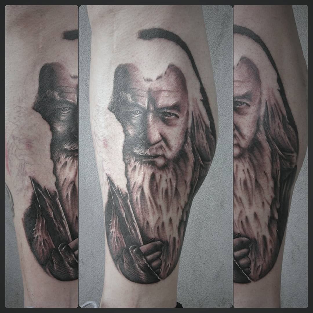 Progress-shot from today....love doing this gandalf...camt wait to finish #germa